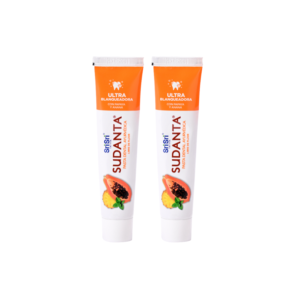 Ultra Blanqueadora  - Pasta Dental Ayurvédica - 2x50gr