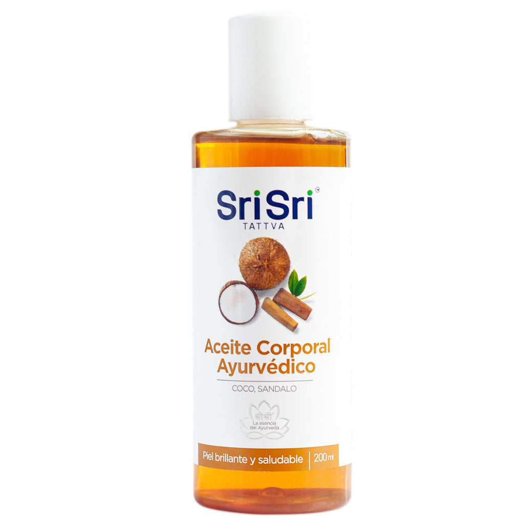 Aceite Corporal Ayurvédico con Coco y Sándalo - 200 ml