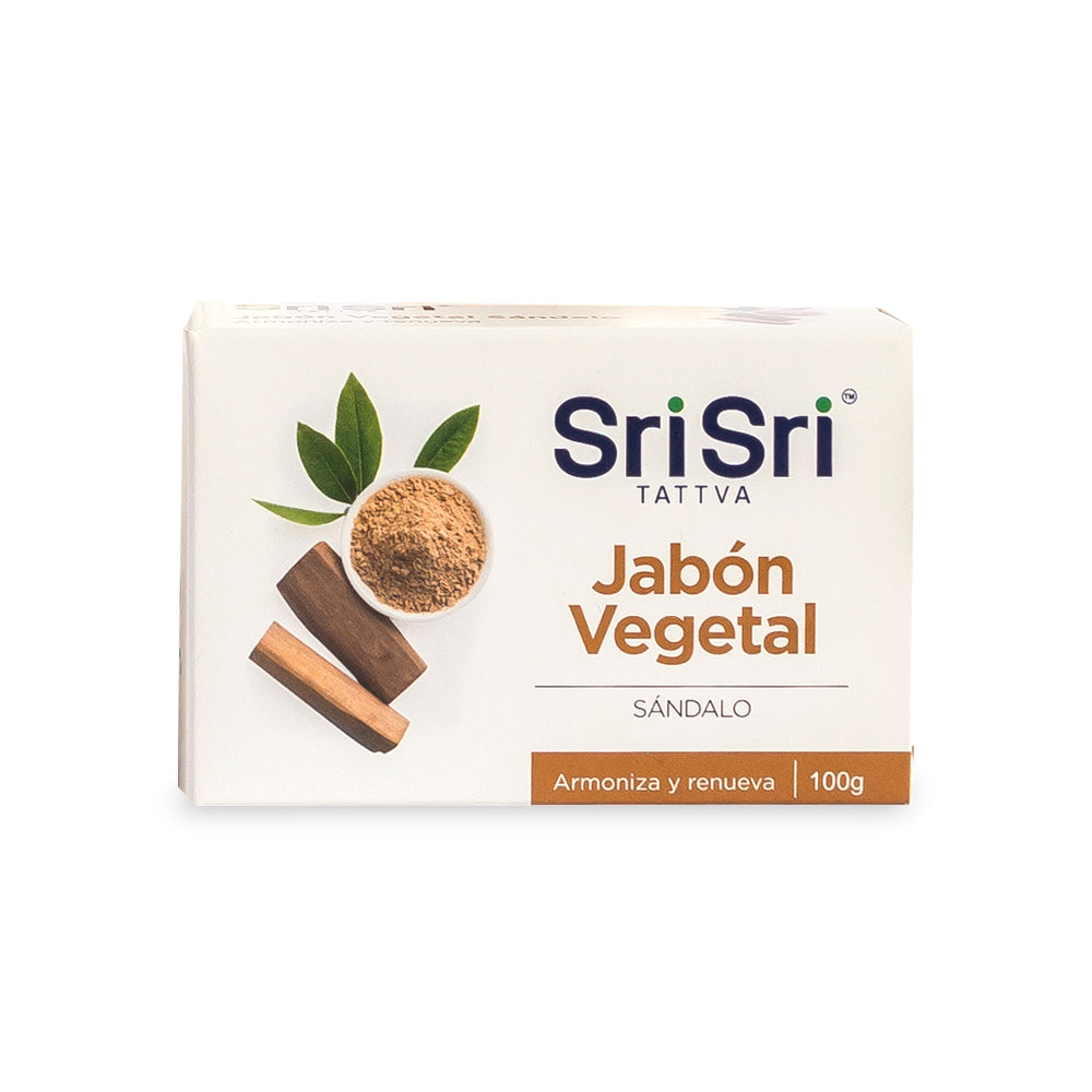 Jabón Ayurvédico Vegetal Sándalo - 100g