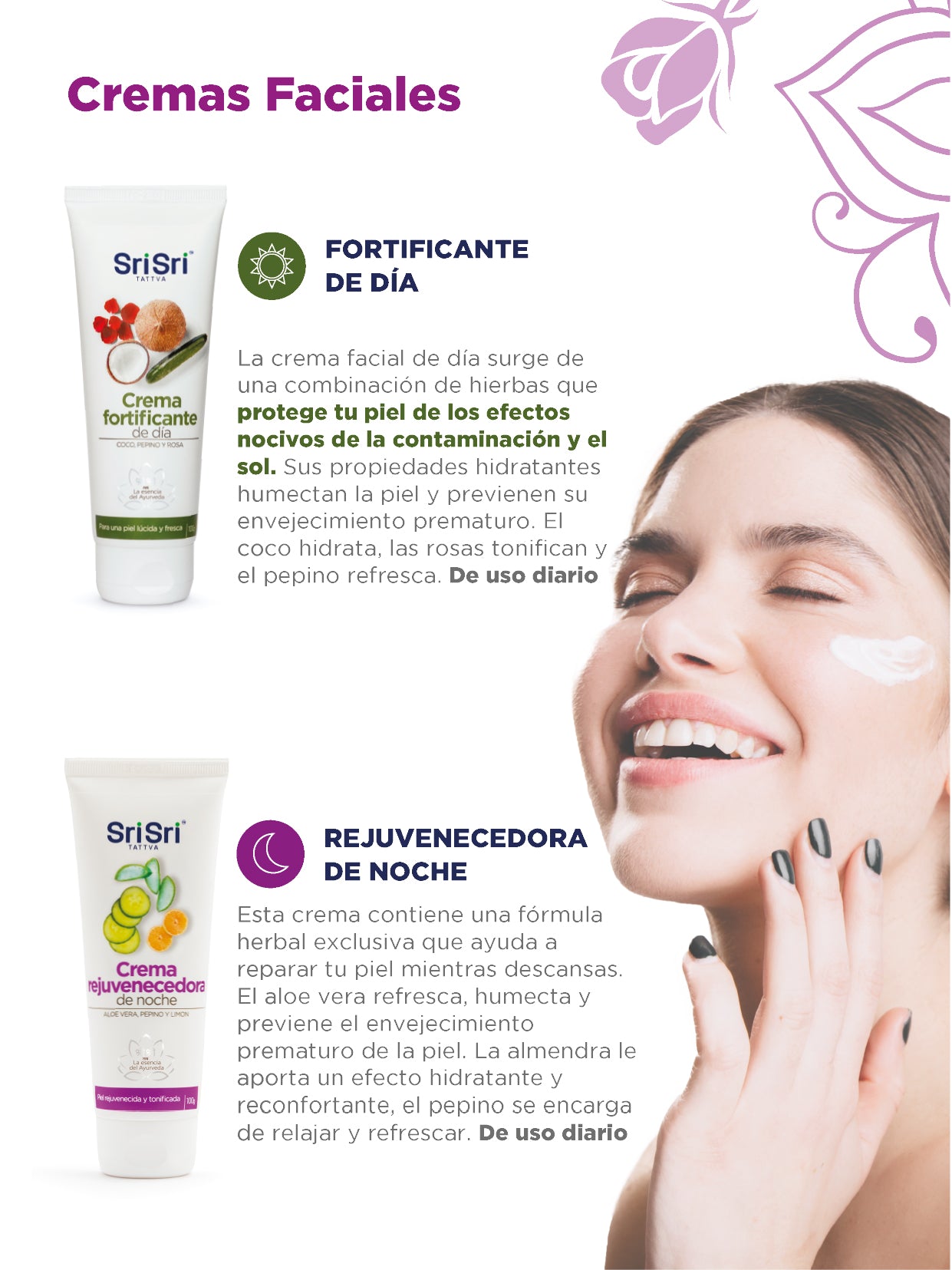 Crema Facial Rejuvenecedora de Noche - 100 g
