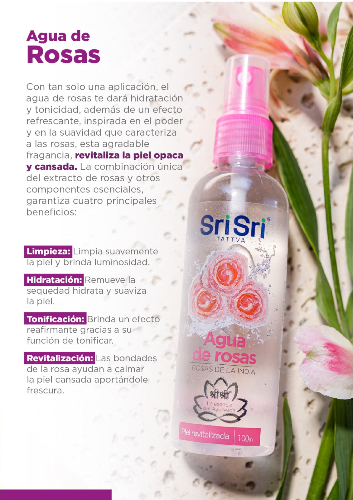 Agua de Rosas - 100ml