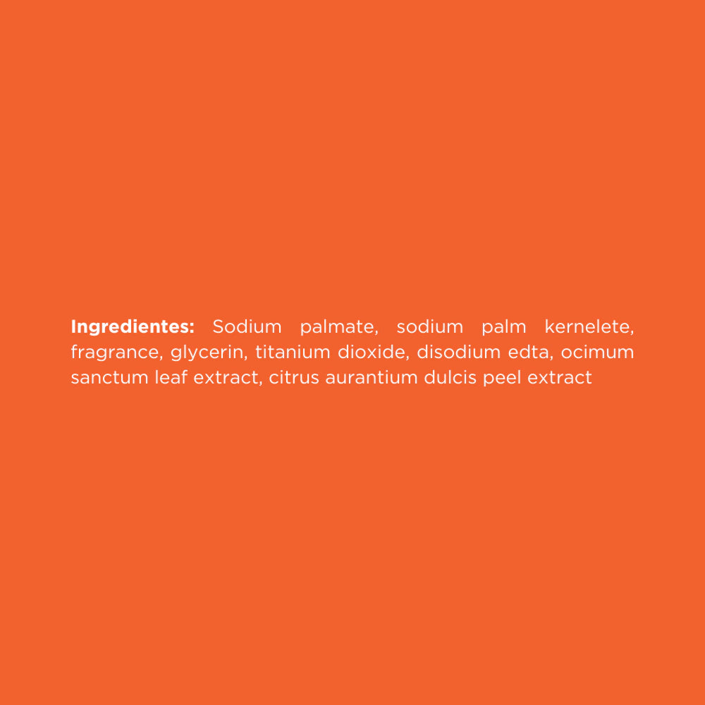 Jabón Ayurvédico Vegetal Naranja y Tulsi - 100g